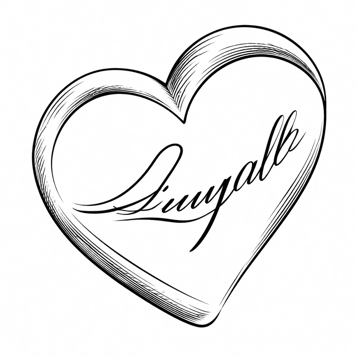 Actual AI output: Lettering / GPT Image 2
